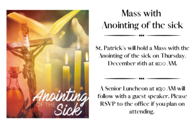 Mass with Anointing of the sick