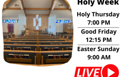 Live Steam – Holy Week