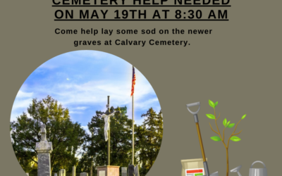 Cemetery Help Needed on May 19th