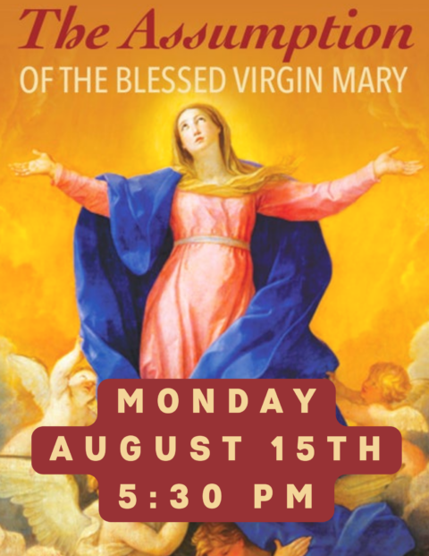 The Feast Of The Assumption Of The Blessed Virgin Mary | St. Patrick ...