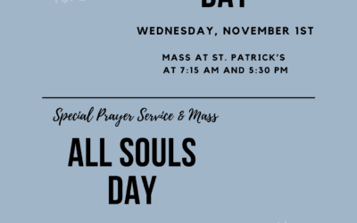 All Saints Day & All Souls Day