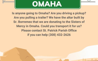 Anyone going to Omaha NE?