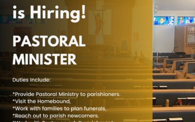 Job Opening: Pastoral Minister