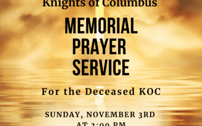 Knights of Columbus Memorial Prayer Service