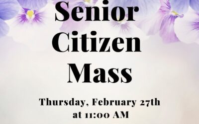 February’s Senior Citizen Mass