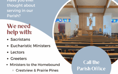 Ministry Help Needed!